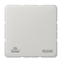 Jung CO2CD2178LG KNX/EIB датчик углекислого газа, влажности и комнатной температуры, цвет: Серый, оттенок: Светлый