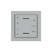 Ekinex EK-T1Q-FGE-ES2 Накладка для мультисенсора ES2 с символами. Материал - Fenix NTM. Цвет - Серый Эфес
