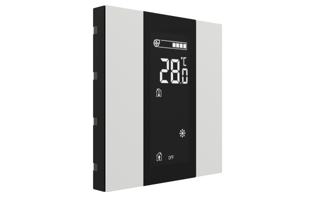 Interra ITR340-1203 iSwitch+ - 2-кнопочный KNX контроллер с ЖК-дисплеем, пластик, белый