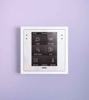 Zennio ZVIZ28 Емкостная сенсорная панель (дисплей 2,8") на 70x70 кадров Z28