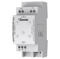 Zennio ZAC-SHUC1C Shutter Coupler 1CH / Адаптер AC/DC для жалюзийных актуаторов, 1-канальный