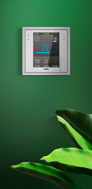 Zennio ZVIZ40W Сенсорная панель KNX Z40, емкостной ЖК дисплей 4.1” с фоновой подсветкой, цвет: белый