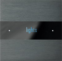 Basalte 301-02-BAS Лицевая панель, Deseo Brushed Dark Grey