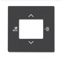 ABB 6109/03-81-500 Накладка на терморегулятор,антрацит, цвет: Антрацит