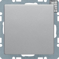 Berker 75441324 KNX CO2-Датчик с регулировкой уровня влажности и температуры, Q.x, цвет: Серый, оттенок: Алюминиевый, бархатный лак