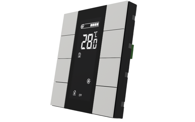 Interra ITR340-1803 iSwitch+ - 8-кнопочный KNX контроллер с ЖК-дисплеем, пластик, белый