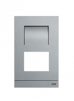 ABB M21013N3-S Станция вызова, аудио, 1/2, без клавишного модуля, сталь