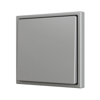 Zennio ZS701PB1S ZS70, Простая мягкая кнопка для 1 бинарного входа 70x70 мм – Серебристый