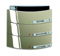 ABB 6320/30-260-500 Сенсор 3/6-клавишный с ИК-приемником, triton, паладий, цвет: Палладий