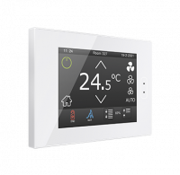 Zennio ZVIZ40GW Сенсорная панель KNX Z40, емкостной ЖК дисплей 4.1” с фоновой подсветкой, цвет: глянцевый белый
