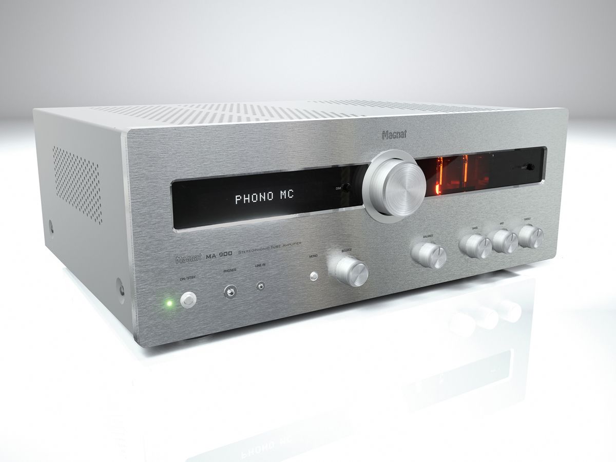 Magnat 254143 Интегральный усилитель Magnat MA 900 silver, цвет: Серебристый
