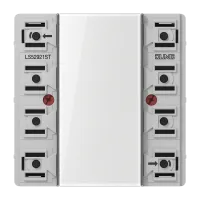 Jung LS 5292 1ST KNX кнопочный сенсорный модуль универсальный, 2 группы, F50, Серия LS, Безопасный