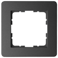 Jasmart Electric G1101PB Рамка G-Flex  1-постовая, цвет черный матовый (soft touch), G1101PB