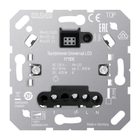 Jung 1711 DE Универсальный клавишный диммер на СД, со входом спутниковой вставки