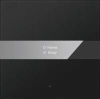 GVS CHPBD-02/12.2.11 Клавишный выключатель с дисплеем, 2 клавиши, черный