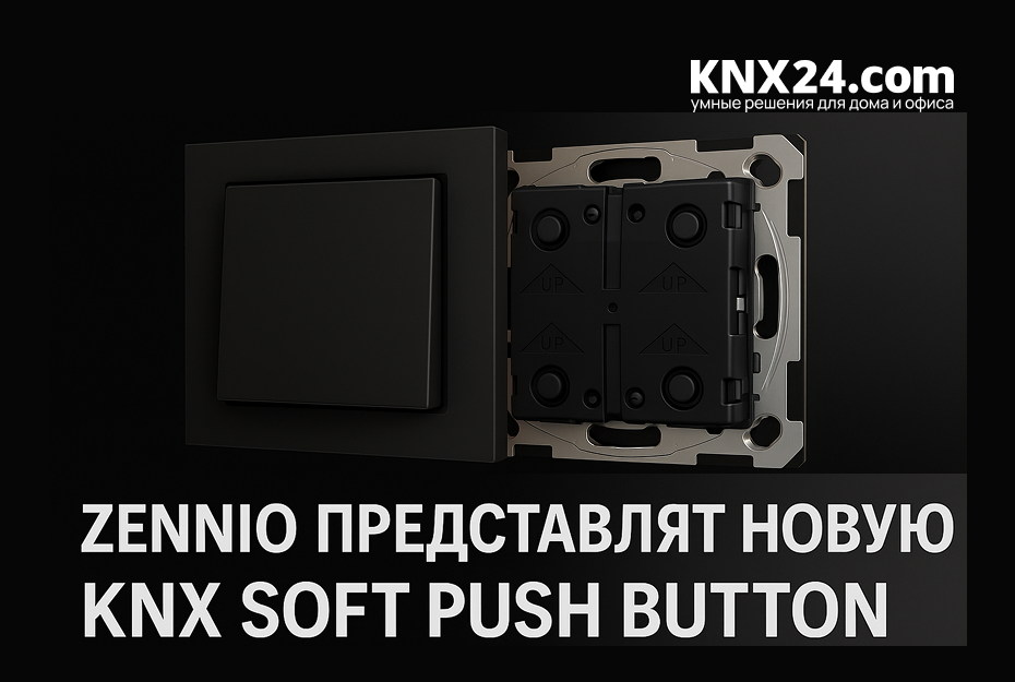 Zennio представляет новую серию KNX Soft Push Button 55×55 мм
