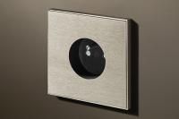 Lithoss Розетка Void round Stainless Steel, Цвет: Нержавеющая сталь