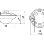 B.E.G. 93340 Устройства контроля PD4N-DALI-SYS, цвет: Белый матовый, похожий RAL9010