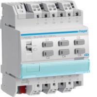 Hager TYA606C Переключатель, актор для жалюзи 6-,3 группы, KNX 16А
