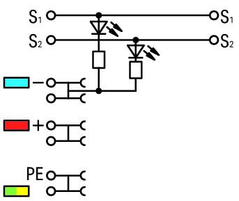 Wago 2000-5410/1102-950 Клемма Питания Датчиков, 0,14 - 1 (1,5) мм2, серая