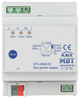 MDT STV-0640.02 Источник питания KNX, 230В~ / 29В=, номинальная нагрузка 640мА