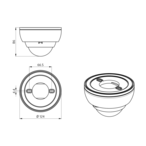 B.E.G. 92743 Датчик присутствия DALI Compact PD4-M-DAA4G, цвет: Белый матовый, похожий RAL9010