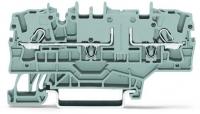 Wago 2002-1902 2-пров. проходная клемма, 0,25 - 2,5 (4) мм2, with test option with additional jumper position