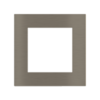 Ekinex EK-SQS-GBR Квадратная металлическая плата, серия Surface, окно 60х60, отделка - матовый никель
