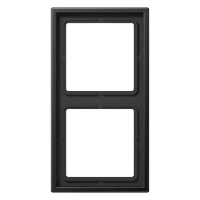 Jung AL 2982 D Рамка 2-ная, вертикальный и горизонтальный монтаж, Лакированный алюминий, LS 990, темный (лакированный алюминий)