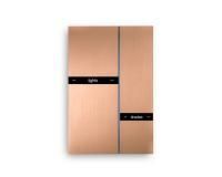 Basalte 0274-02-21 Выключатель FIBONACCI - QUAD - KNX, Rose