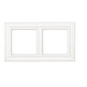 Jung EPD482WWM Рамка 2-поста; термопласт; белый матовый; Eco Deco