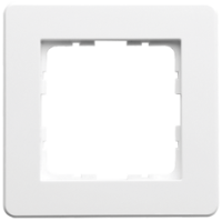 Jasmart Electric G1101W Рамка G-Flex  1-постовая, цвет белый глянцевый, G1101W
