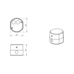 B.E.G. 92367 Сумеречный выключатель CdS-T-SM, цвет: Белый матовый, похожий RAL9010