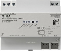 Gira 213800 Источник электропитания KNX 1280 мА с интегрированным дросселем