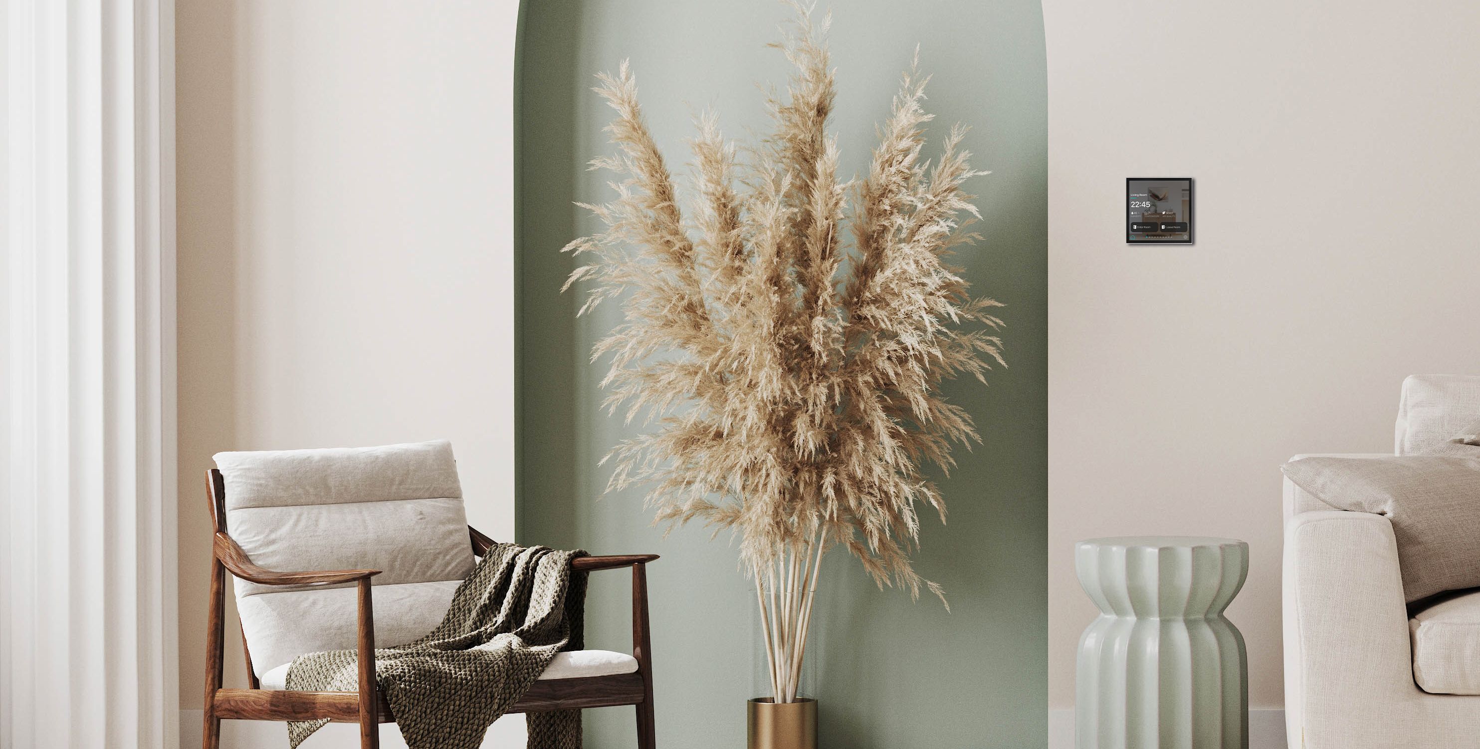 Core Комнатный контроллер Eclipse, Цвет: Серый, Оттенок: Алюминий