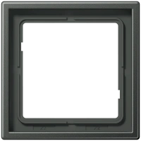Jung AL 2981 AN Рамка 1-ная, vertical and horizontal installation, aluminium laquered, LS 990, anthracite (aluminium lacquered)