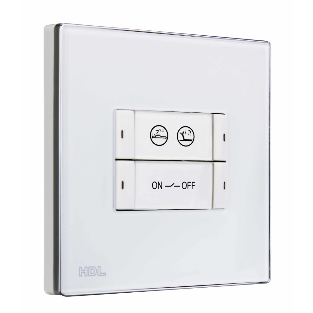 HDL M/P02.2-48 2-клавишная панель KNX, европейский стандарт (без шинного соединителя HDL-M/PCI.1)