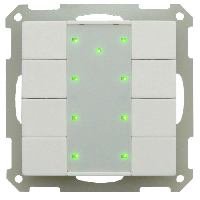 MDT BE-TA55P8.G1 Кнопочный выключатель KNX/EIB 4x канальный (8 кнопок)