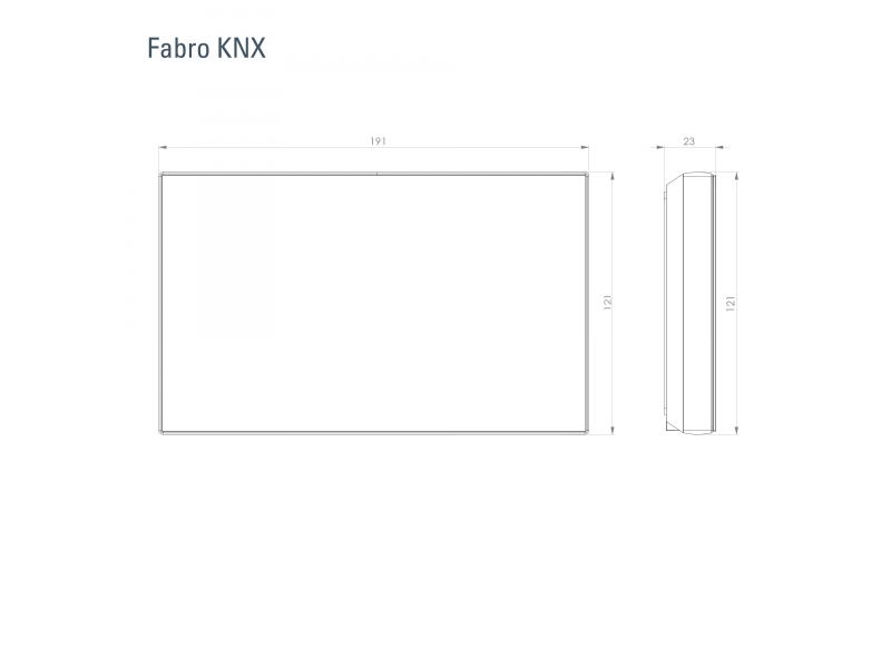 Elsner 71270 Сенсорная панель Fabro KNX