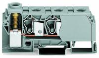 Wago 284-621 Распределительная клемма, 3 x 10мм2 + 1 х 35мм2, серая