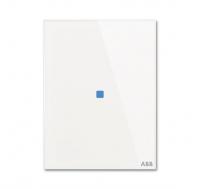 ABB TB/U1.2.1-CG Сенсор Tacteo 1-кнопочный, вертикальный, белое стекло, цвет: Белый