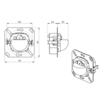 B.E.G. 93540 Мультисенсор Indoor 180-BMS DALI-2, цвет: Белый матовый, похожий RAL9010