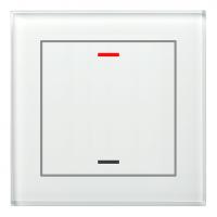 MDT BE-GTL10W.01 Выключатель сенсорный стекло II Lite