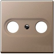 Jung A561PLTVMO A500 Накладка TV/FM, цвет мокко