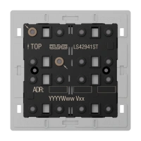 Jung LS 4294 1ST KNX кнопочный сенсорный модуль универсальный, 4 группы, F40, Безопасный, Серия LS