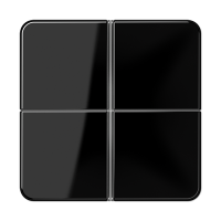 Jung CD 404 TSA SW Набор накладок 4 группы