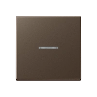 Jung A 590 KO5 MO Kлавиша с окошком, duroplastic lacquered, Серия A, цвет мокко