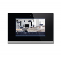 ABB 8136/12-825-500 Панель управления сенсорная Busch-ComfortTouch 12', чёрное стекло, цвет: Чёрный