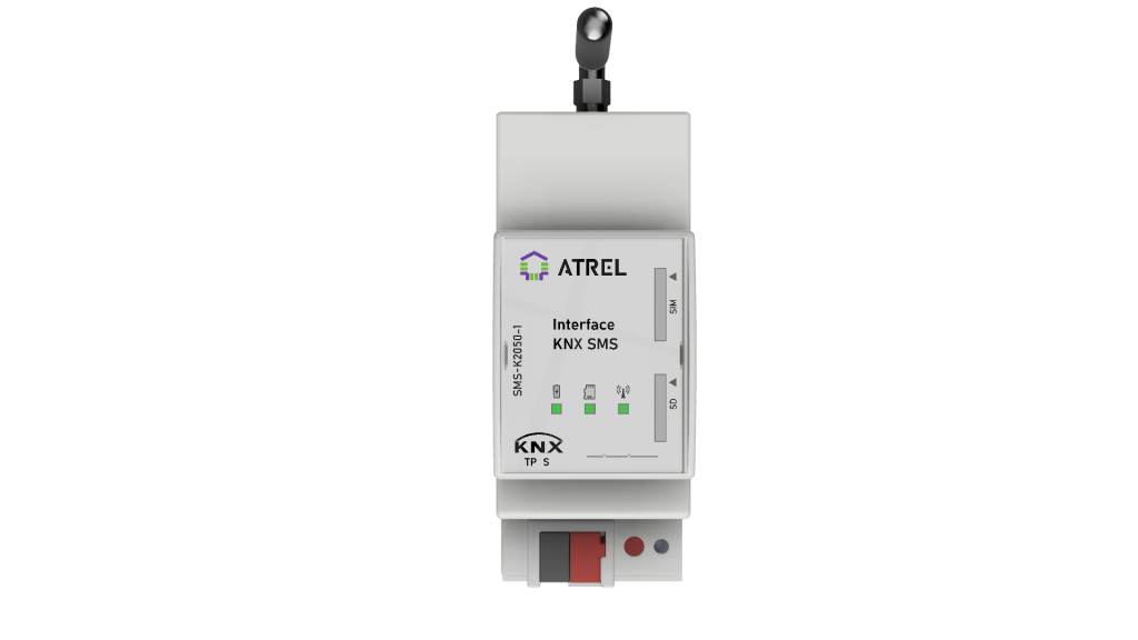 Atrel SMS-K2050-1 KNX SMS интерфейс на DIN рейку
