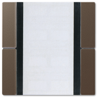 Jung A2092NABSMO KNX кнопочный сенсор, 2 группы, цвет: Мокко